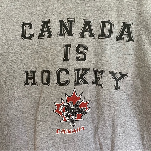 Canada Other - Canada is Hockey - Hockey is Canada Period  Cotton T Shirt